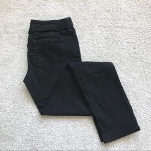 Black Straight Leg Jeans